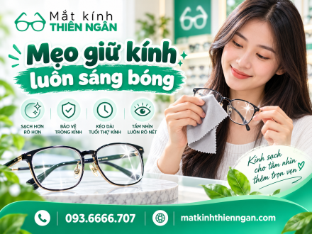 Mẹo giữ kính luôn sáng bóng
