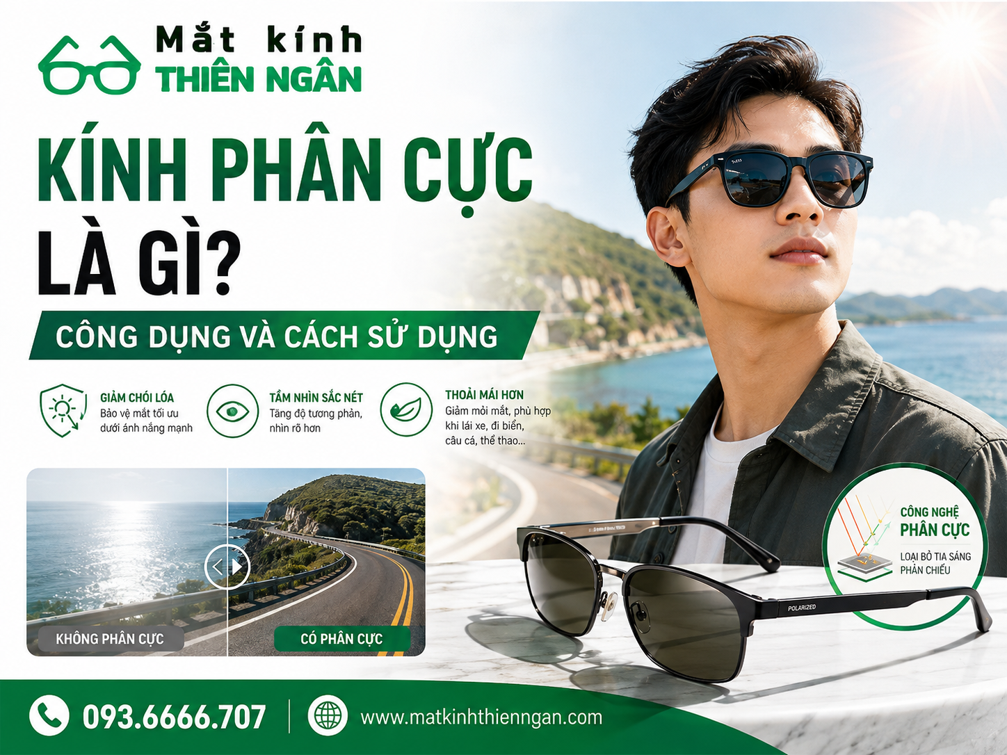 Tìm hiểu về kính phân cực, công dụng và cách sử dụng?