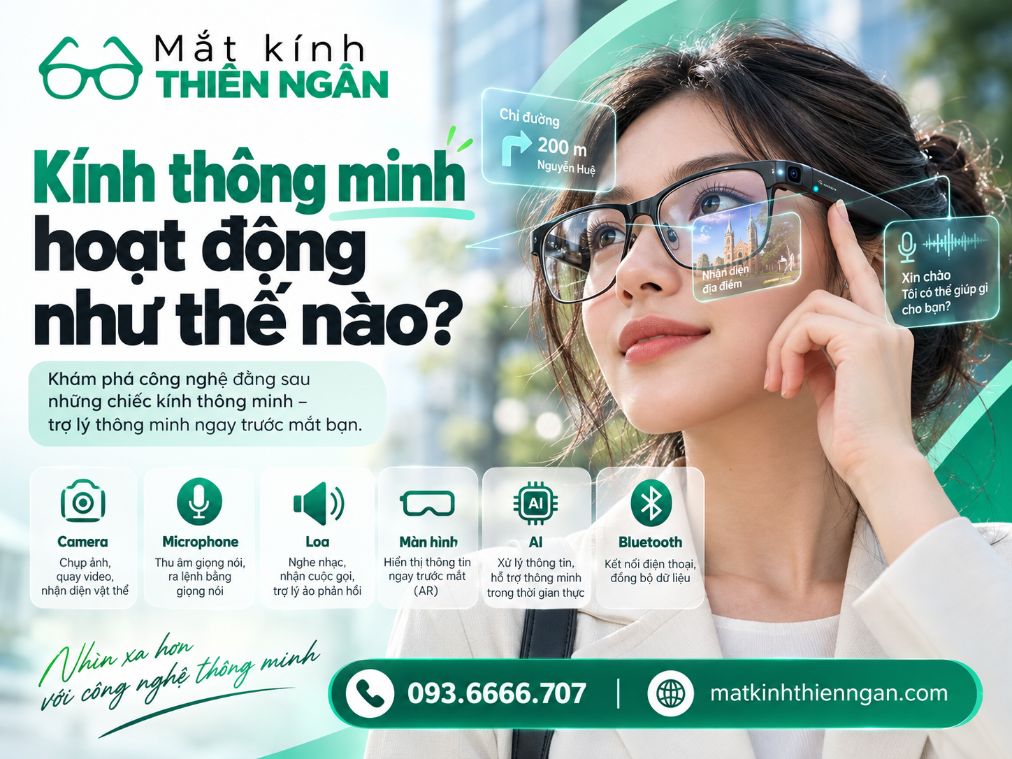 Kính thông minh hoạt động như thế nào?