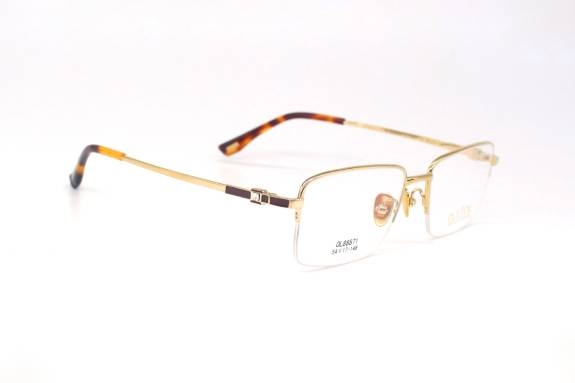 Gọng kính mạ vàng 18K titanium thương hiệu OLIVE - 88871