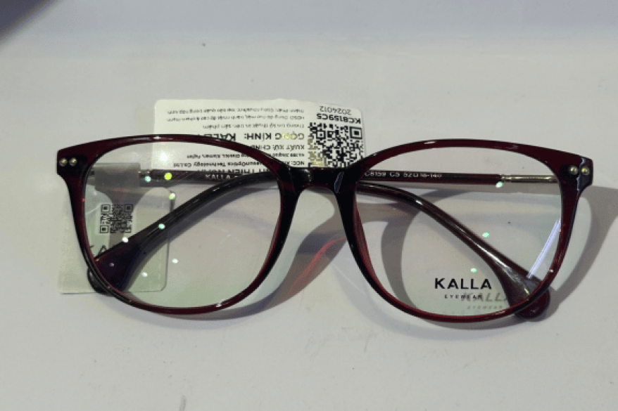Gọng kính cận KALLA OVAL chính hãng