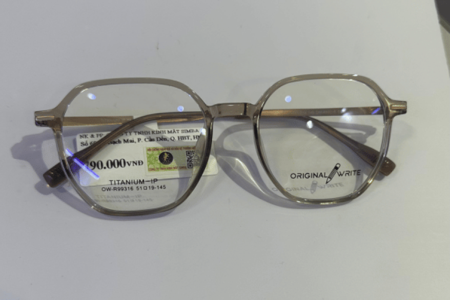 Gọng kính cận ORIGINAL WRITE, OW-R99316 Titanium-IP