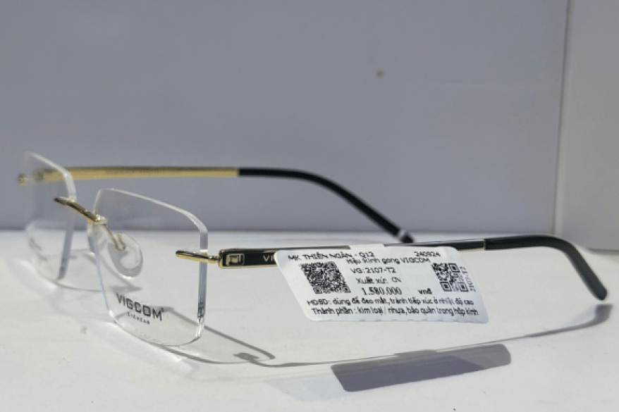 Gọng kính cận VIGCOM, VG2107 Titanium